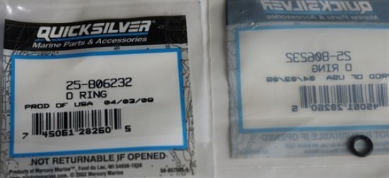 Picture of 25-806232 O Ring Power Steering Hose Mercury OEM